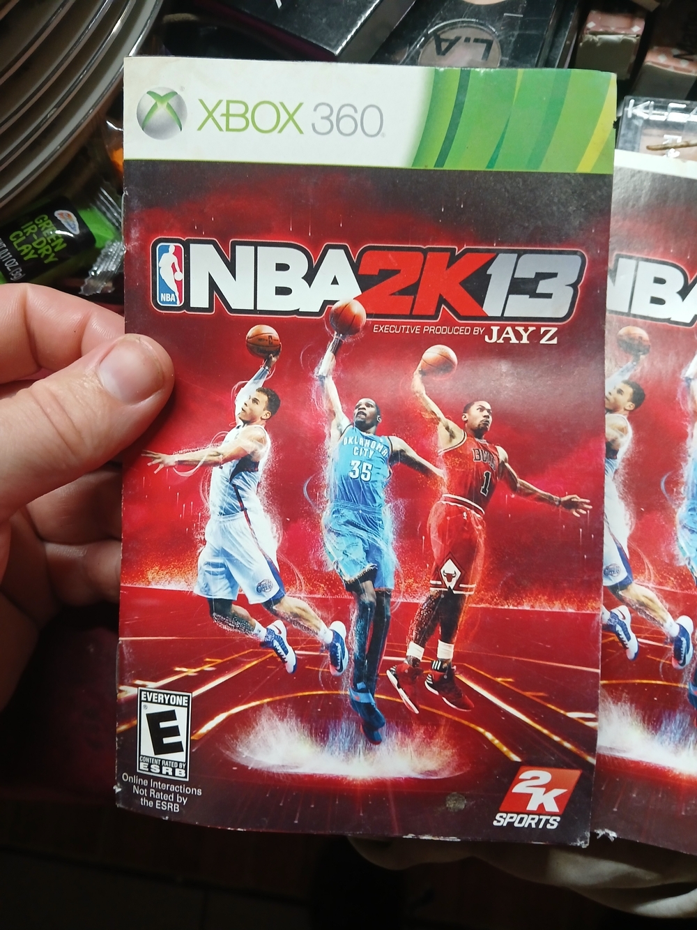 Xbox 360 Nba2k13 Instructions Booklet-- Book Only